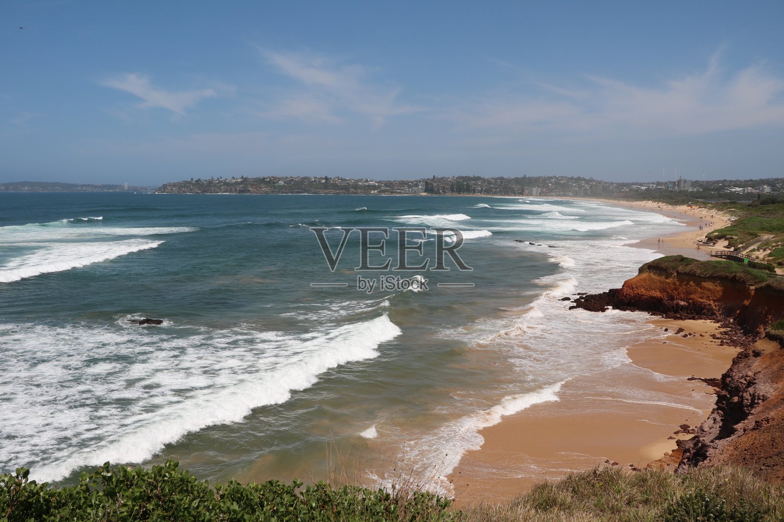 澳大利亚悉尼的科拉罗伊海滩到长礁海滩照片摄影图片