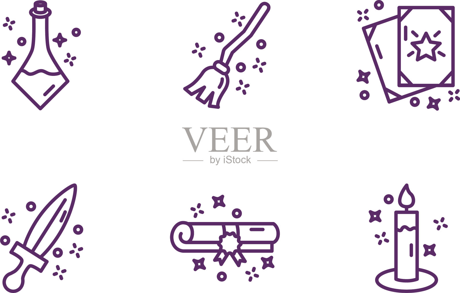 捆绑魔法设置图标图标素材