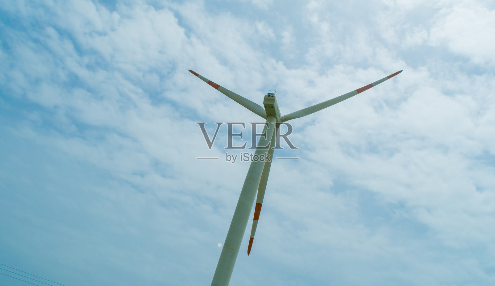 古吉拉特邦的风车或风力涡轮机发电照片摄影图片