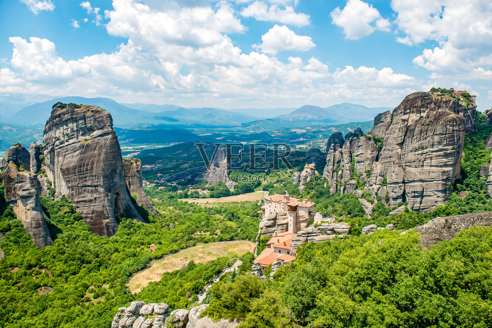 希腊。古老的废墟。照片摄影图片