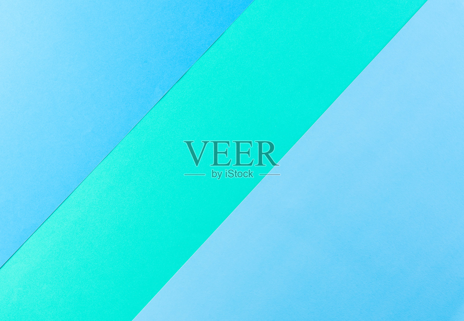 快乐父亲节背景概念，明亮的绿色和蓝色粉彩纸背景。照片摄影图片