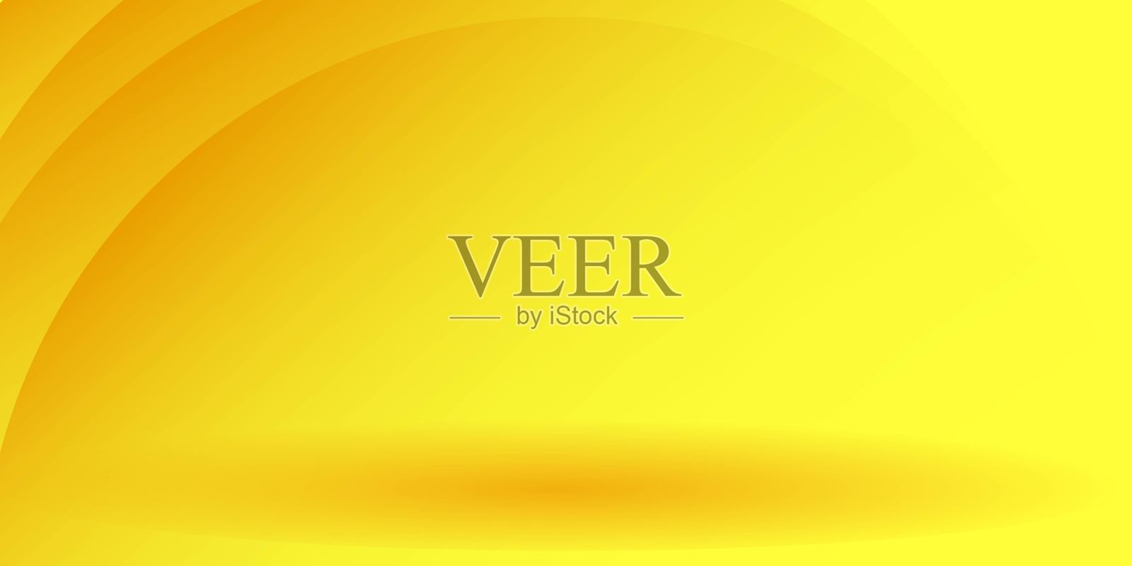 黄色抽象背景曲线渐变插图插画图片素材