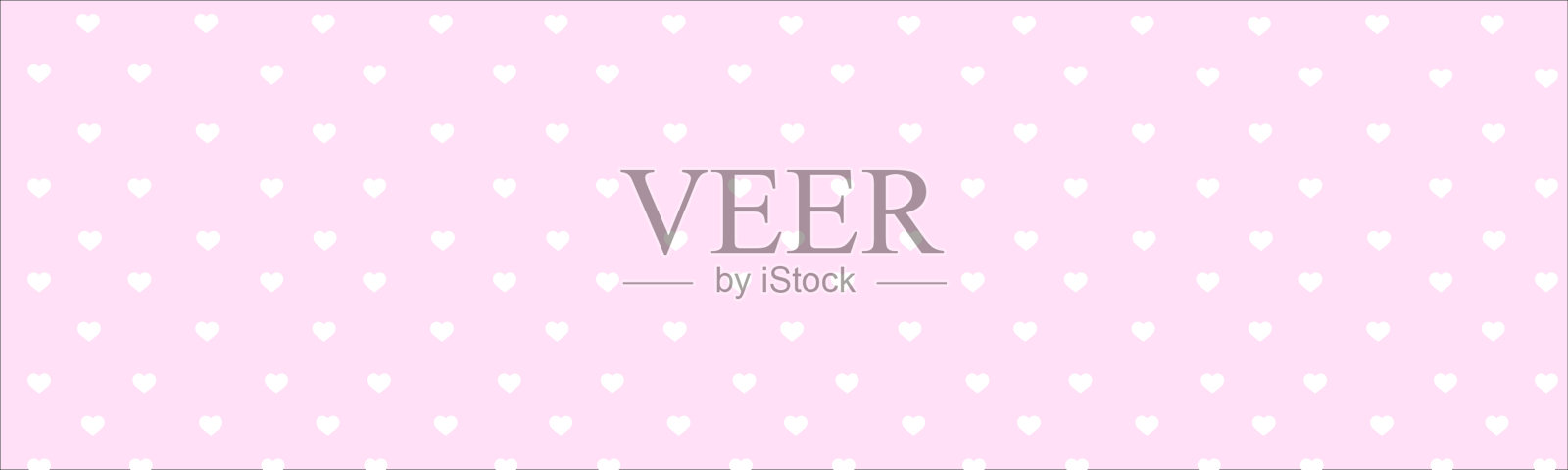 矢量背景与心。粉色的背景来装饰处女派对。为小公主设计的纸。亮粉色抽象图案邀请孩子。插画图片素材