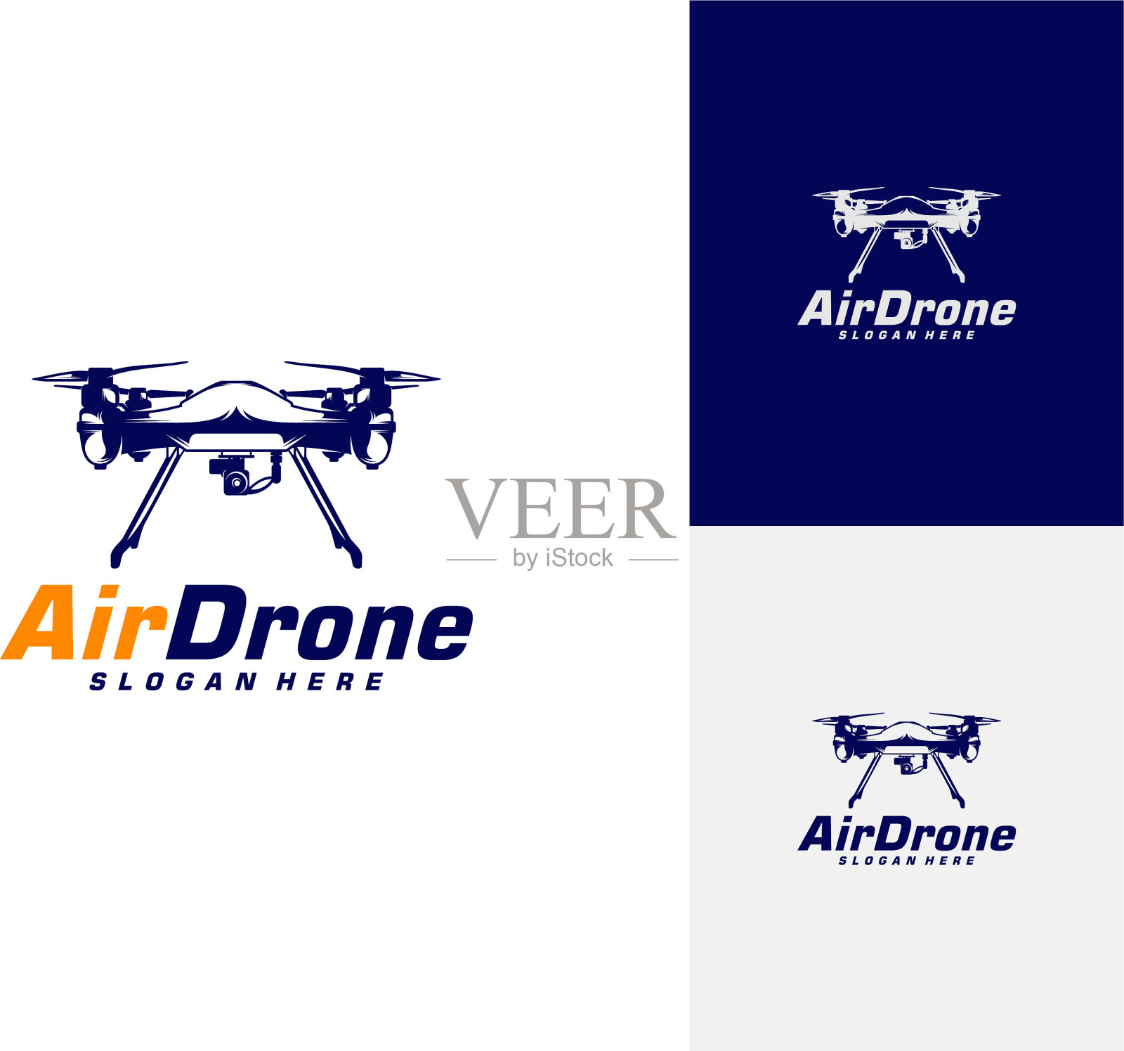 无人机标识设计模板摄影无人机图标插画图片素材