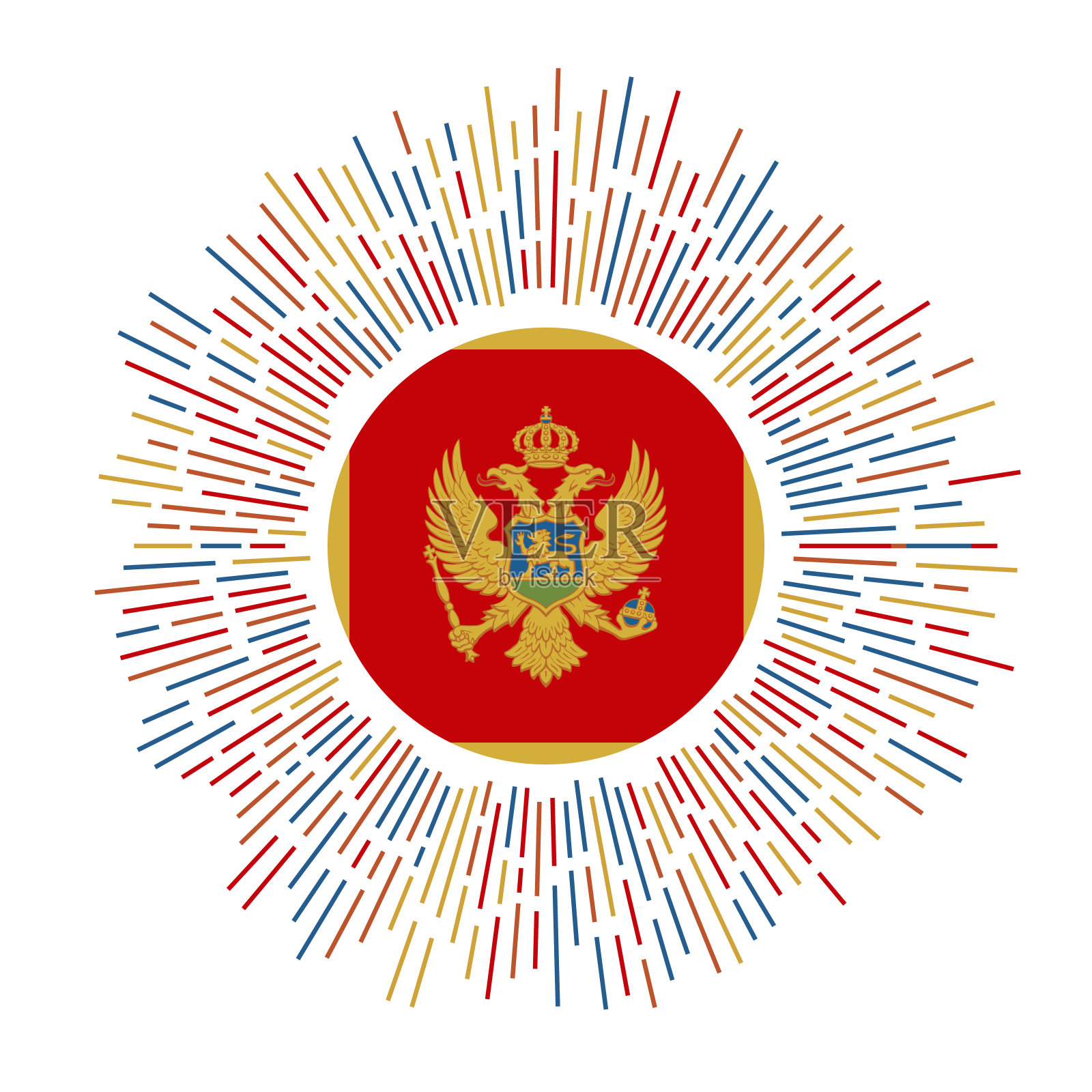 黑山的迹象。插画图片素材