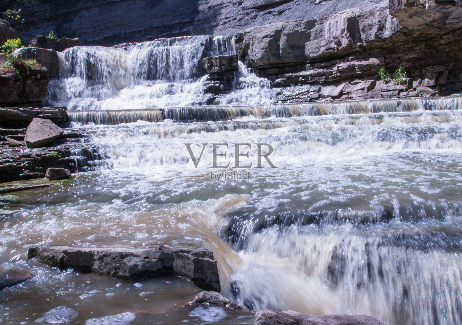 在春日捕捉到美丽的水照片摄影图片