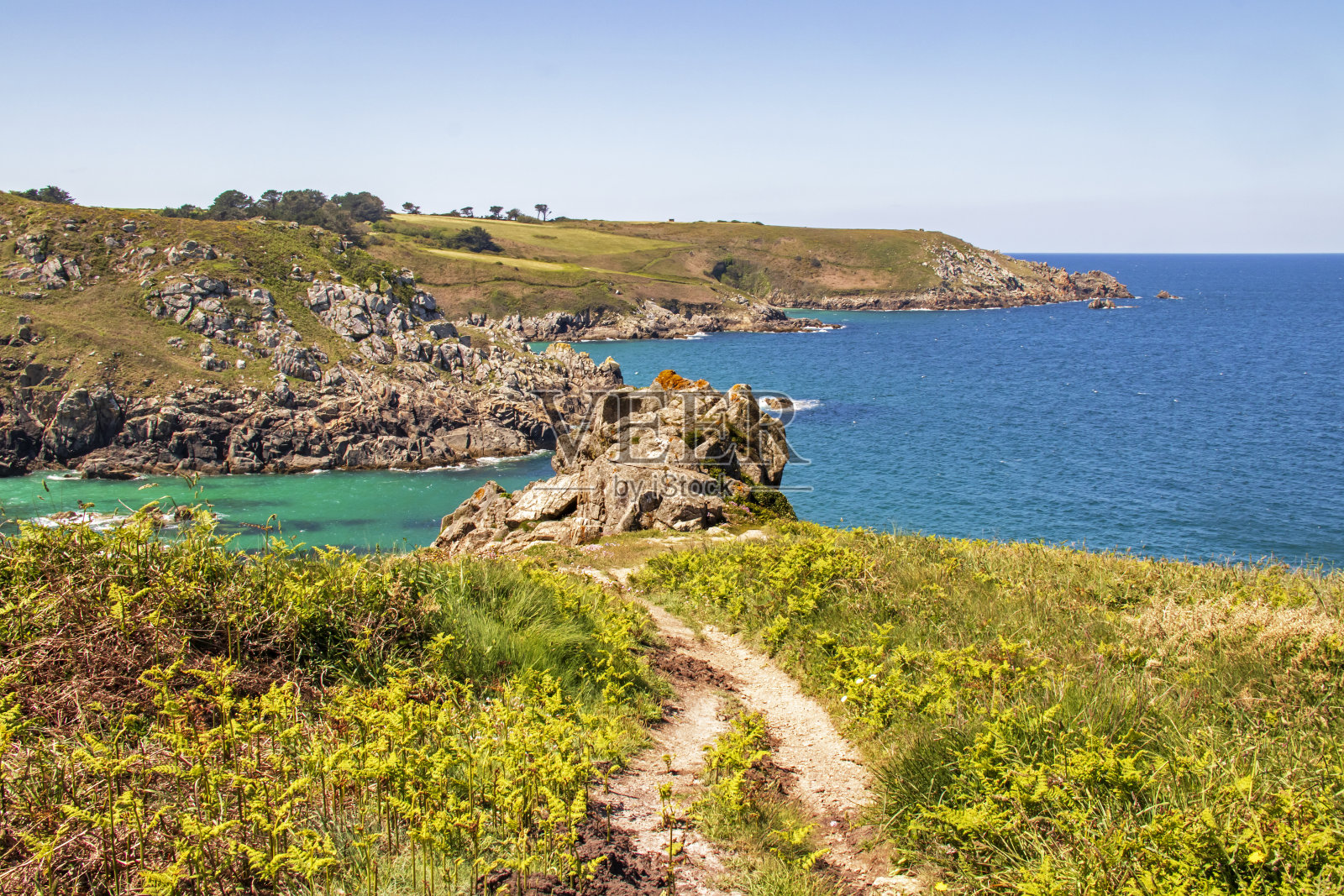 Beuzec——Cap-Sizun。卡斯特尔·科兹的尖端。Finistere。布列塔尼照片摄影图片