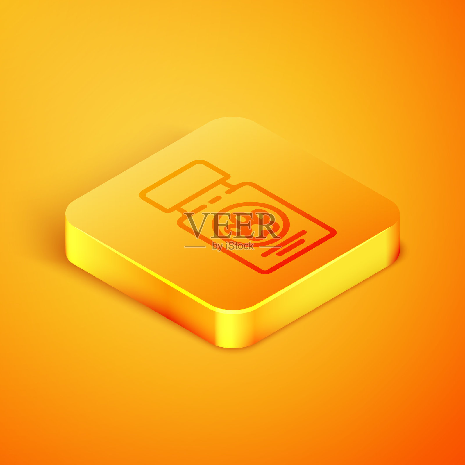 等距线狗药瓶和药丸图标图标素材