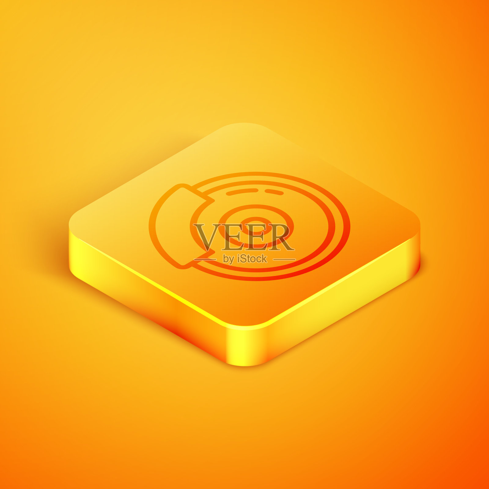 等距线汽车制动盘与卡钳图标图标素材