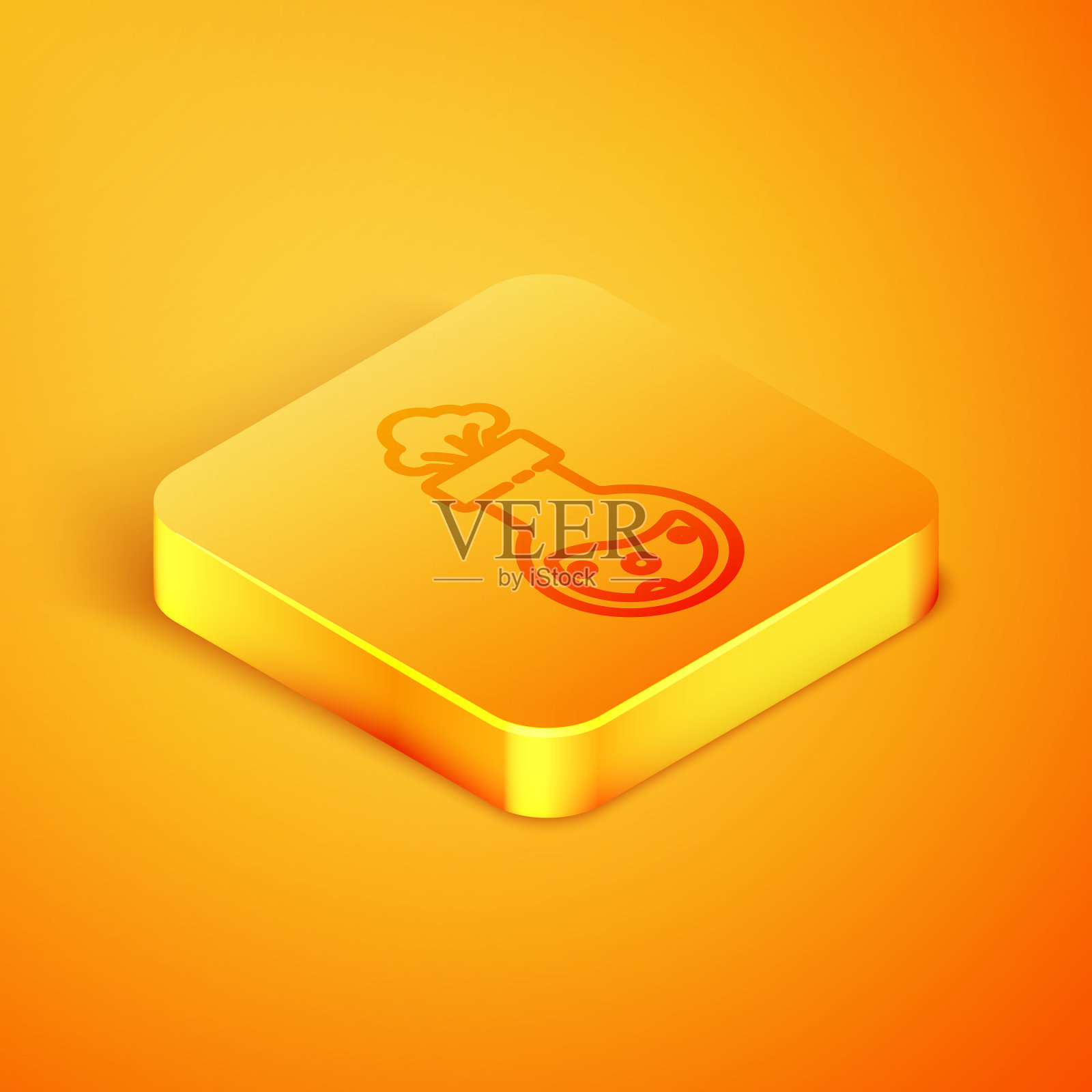 等距线试管和烧瓶化学试剂图标素材