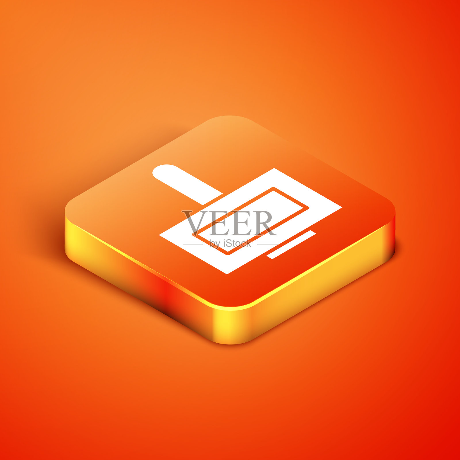 等距指甲油瓶图标隔离图标素材