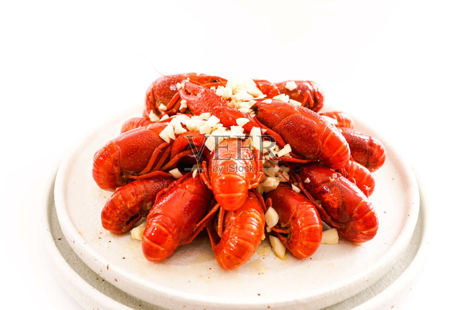 蒜蓉小龙虾照片摄影图片