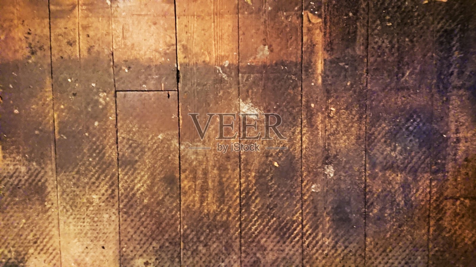 老棕木地板广角，垂直排列，景观，垂直，图案照片摄影图片