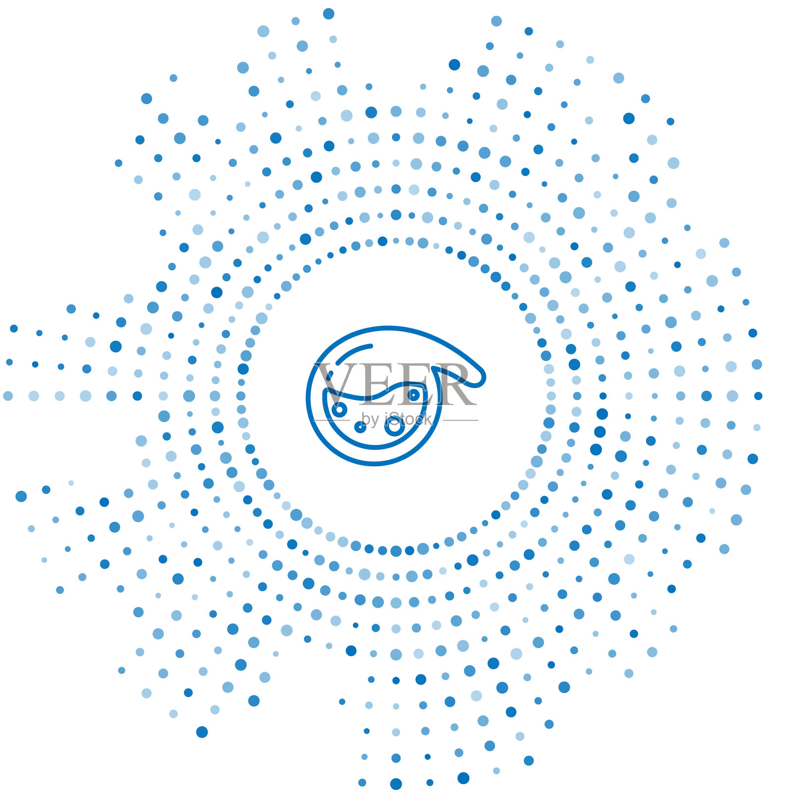 蓝线试管和烧瓶化学实验室插画图片素材