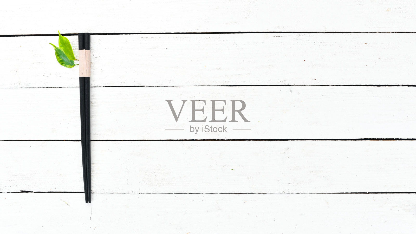 木筷子。一套筷子到亚洲美食俯视图。为你的文本留出空间。照片摄影图片