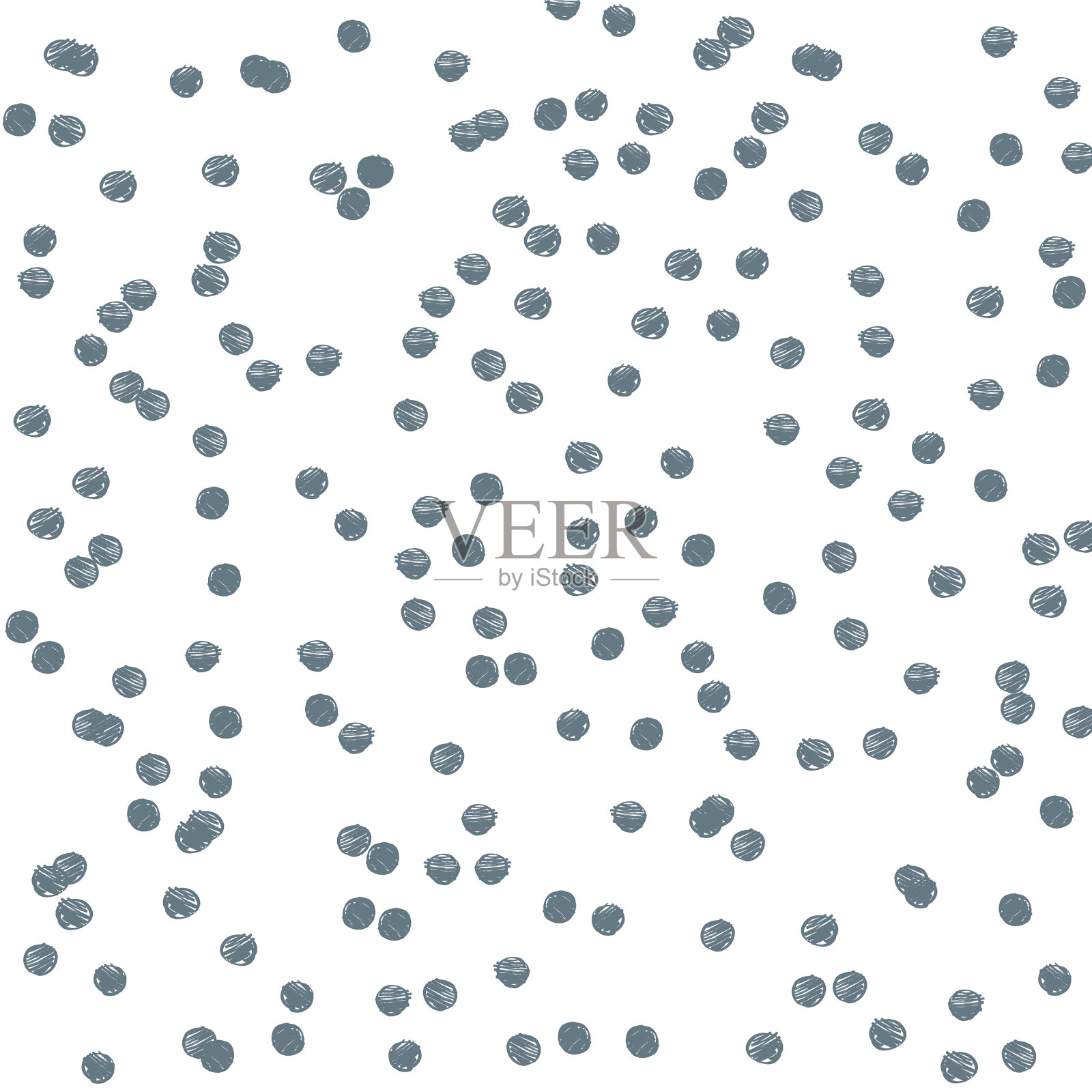 银色彩绘随机点无缝图案插画图片素材