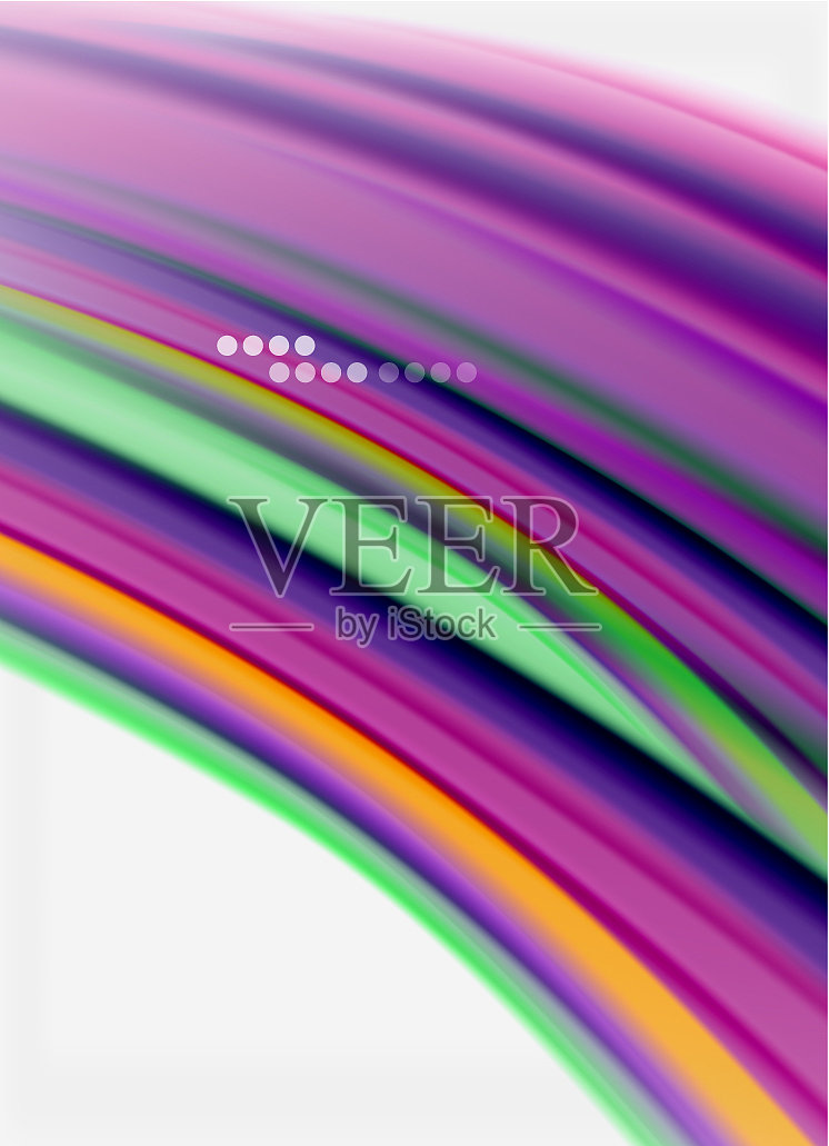 波浪线条抽象背景光滑的丝绸设计插画图片素材