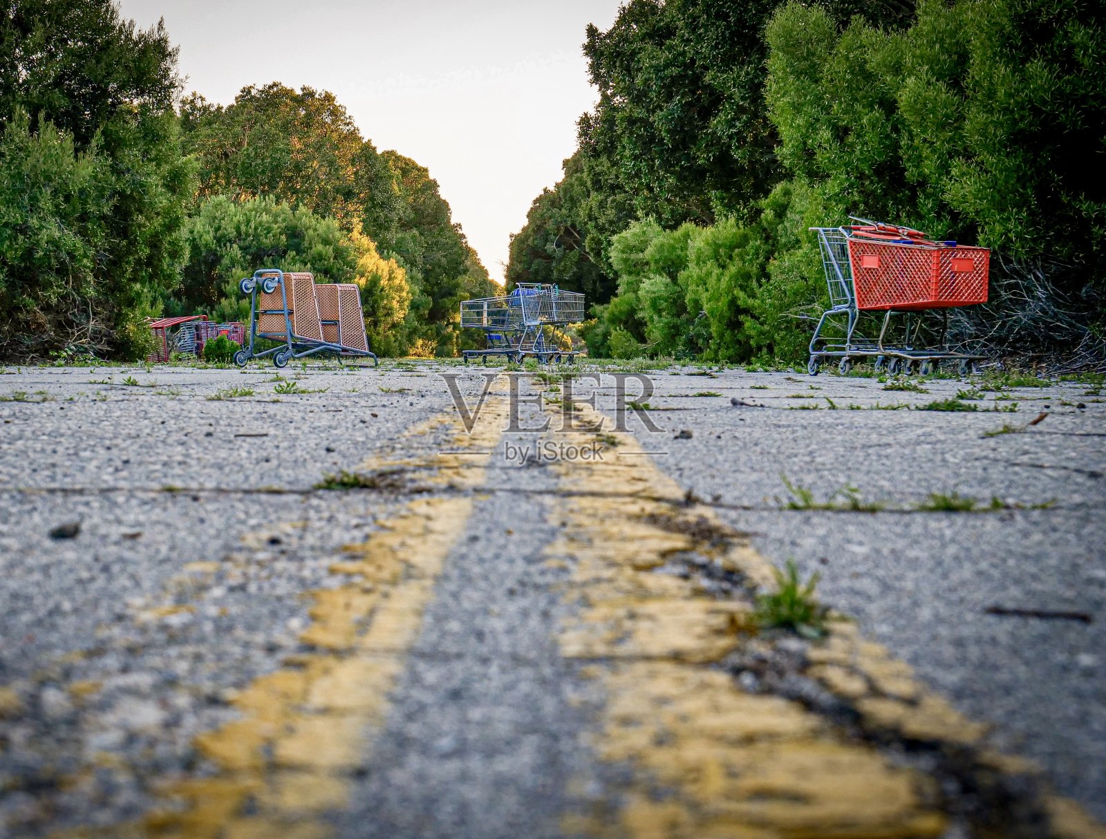 废弃街道-洛杉矶(LAX)照片摄影图片
