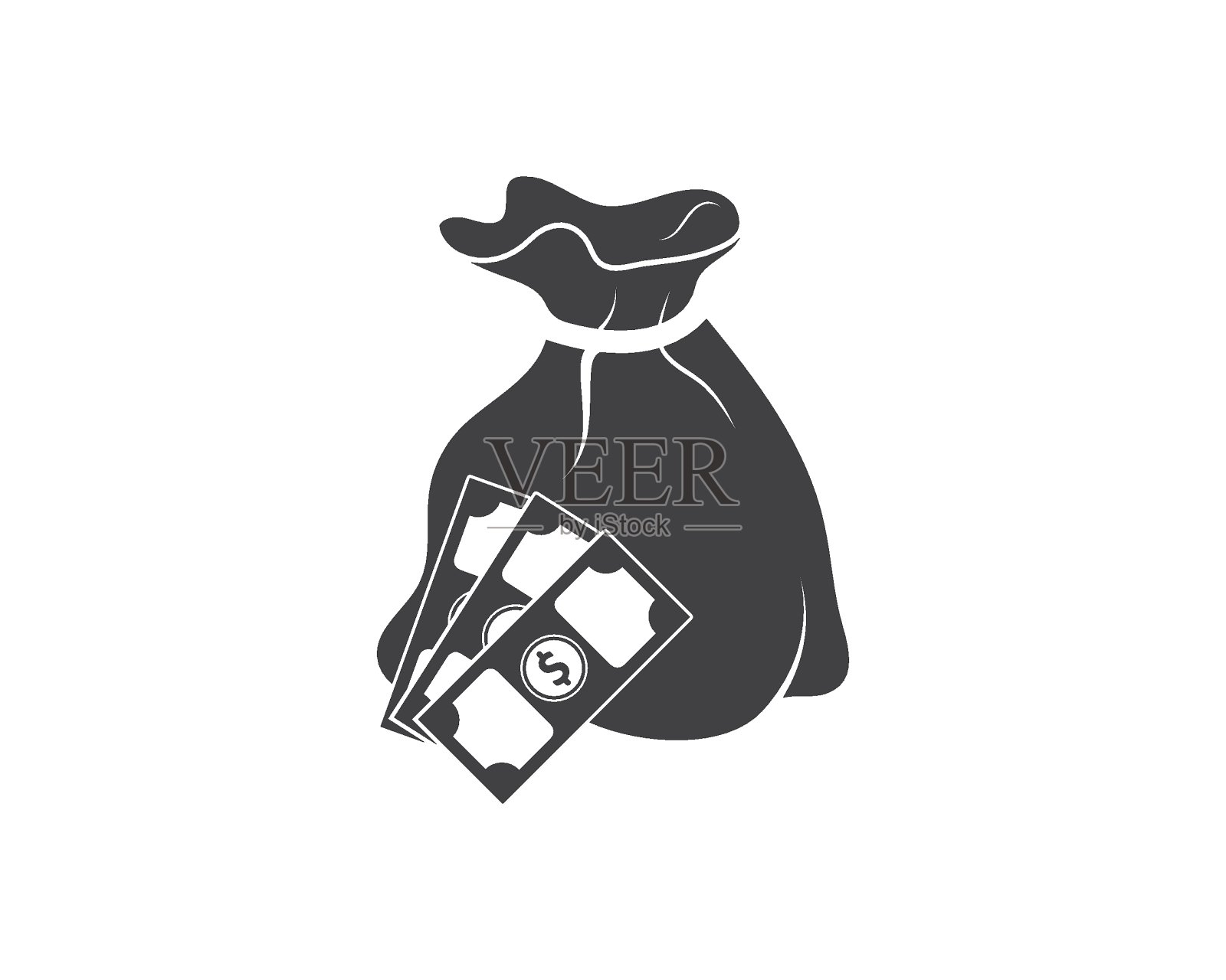 金钱符号图标矢量插图插画图片素材