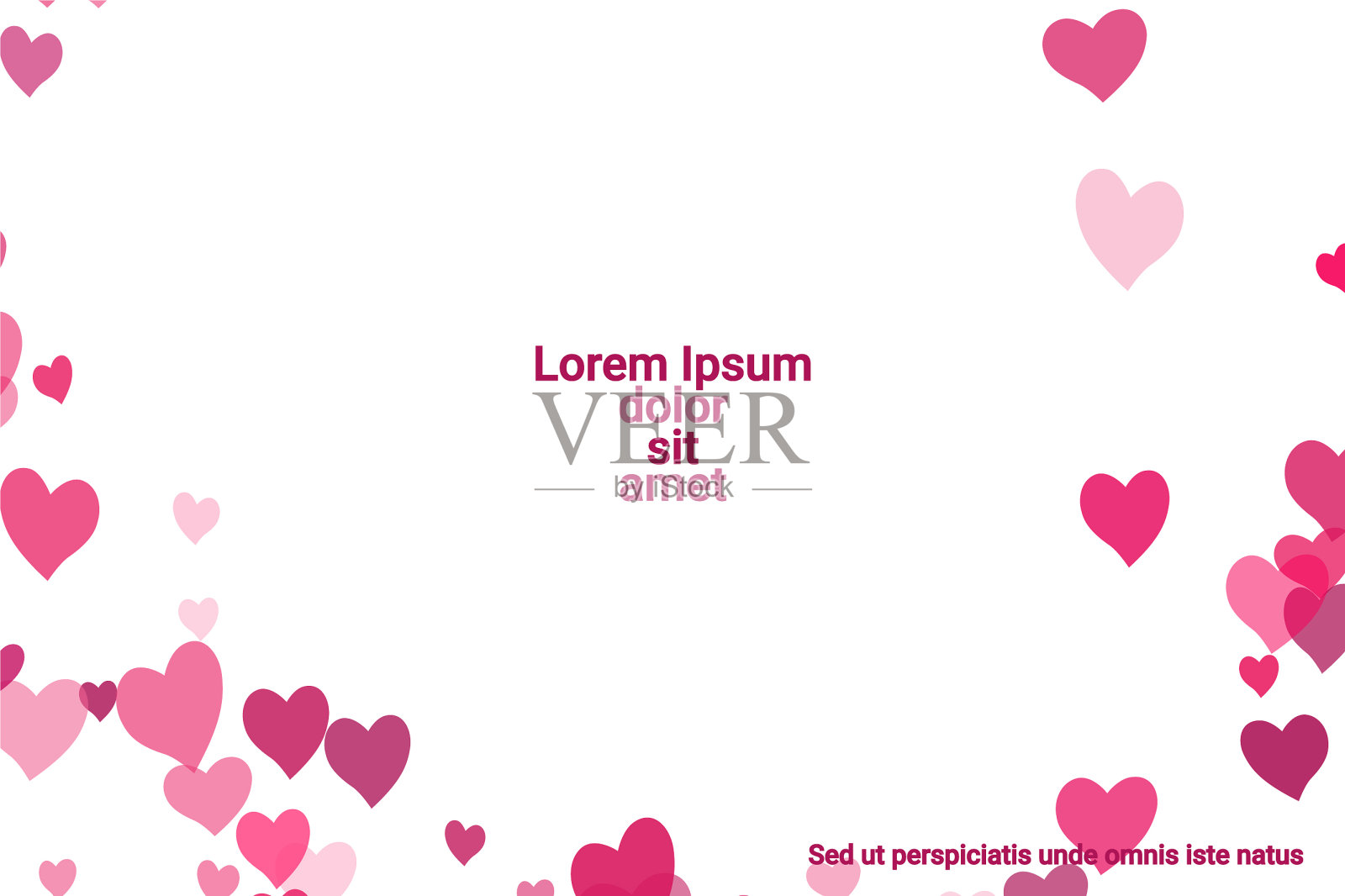 情人节的背景插画图片素材