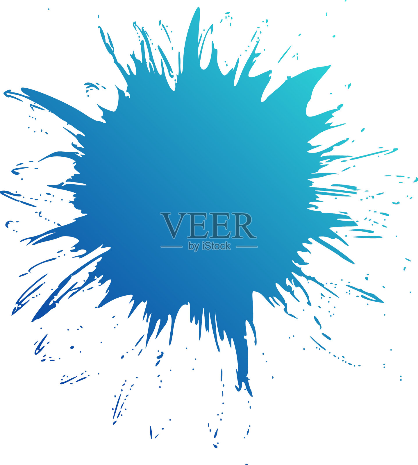 黑墨油漆滴或斑点污渍飞溅插画图片素材