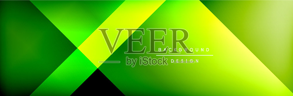 抽象背景-正方形和线条插画图片素材