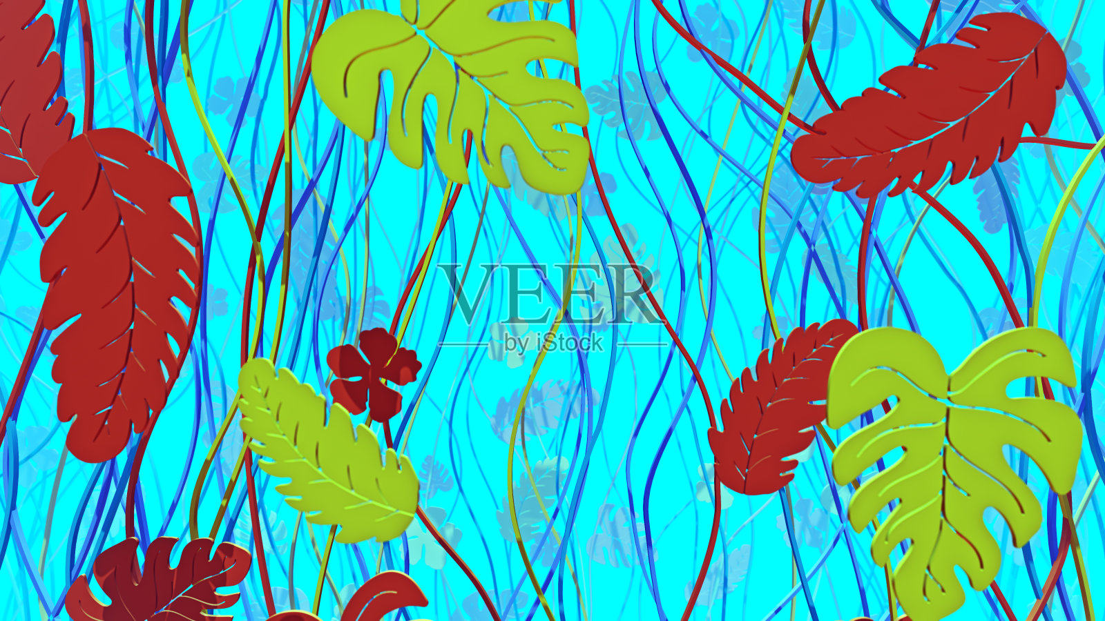 缤纷夏日丛林照片摄影图片