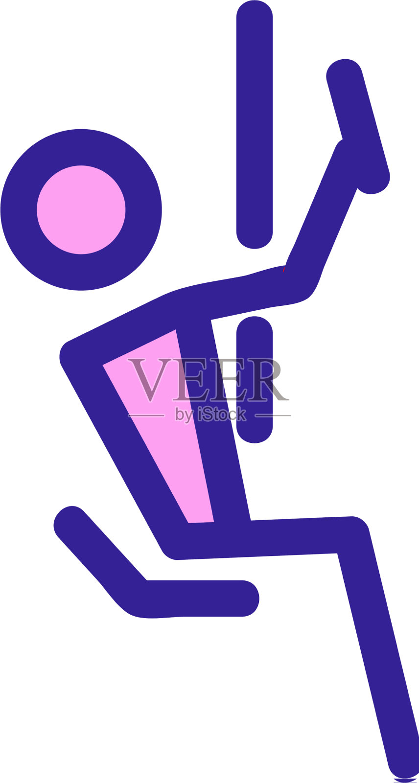 窗口清洁图标孤立轮廓设计元素图片