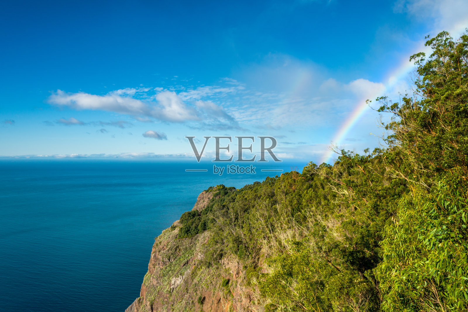 葡萄牙马德拉的彩虹风景照片摄影图片