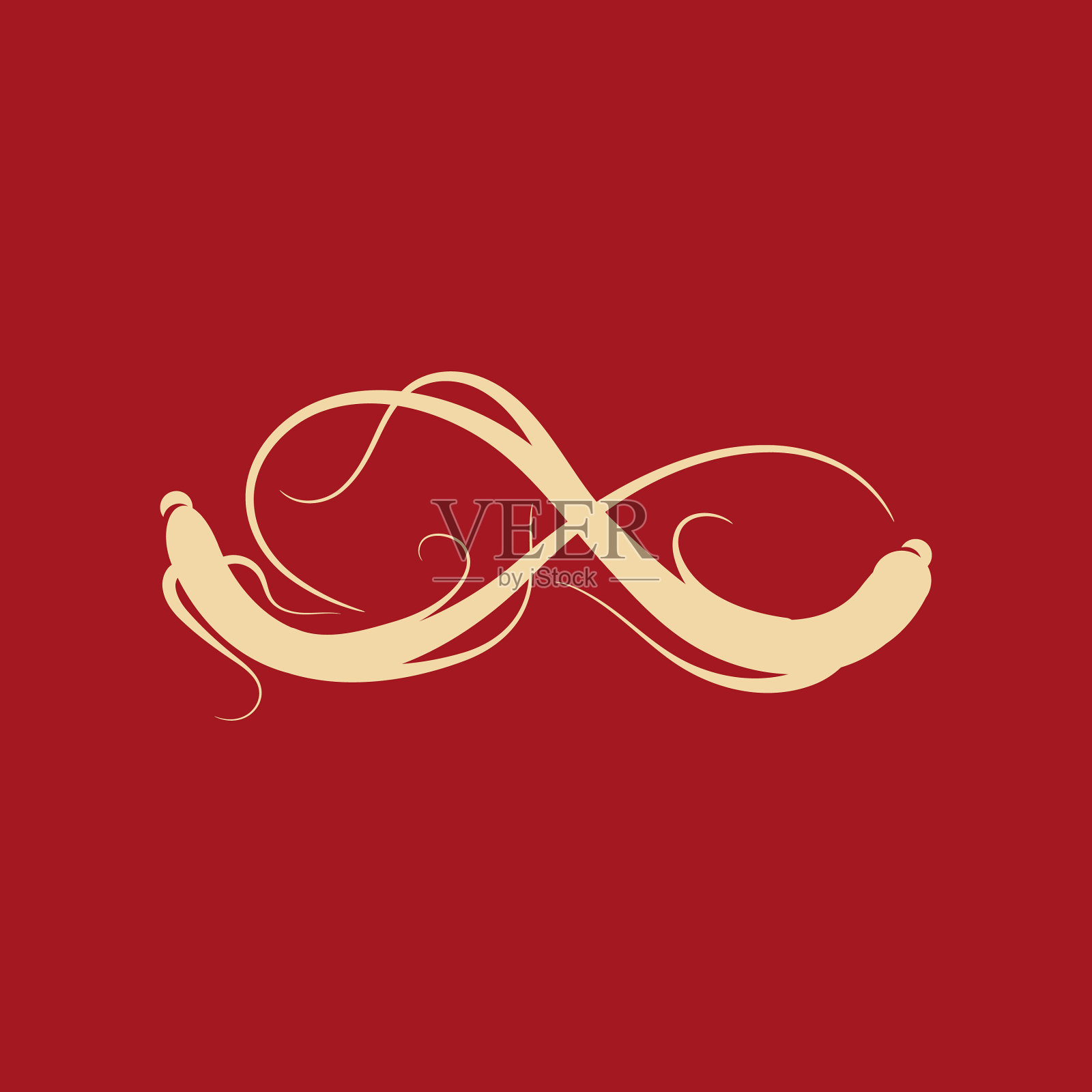 人参图标插画图片素材