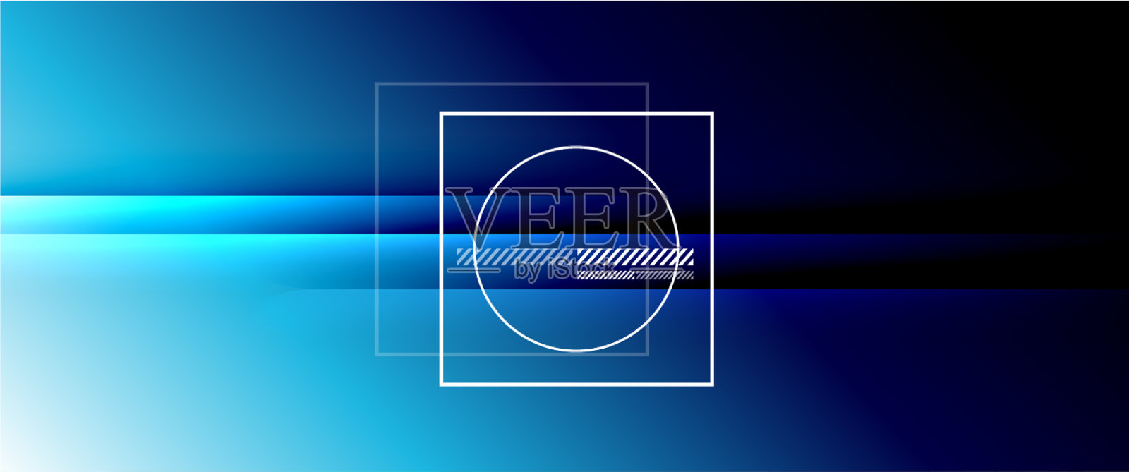 彩虹流体梯度背景与抽象插画图片素材