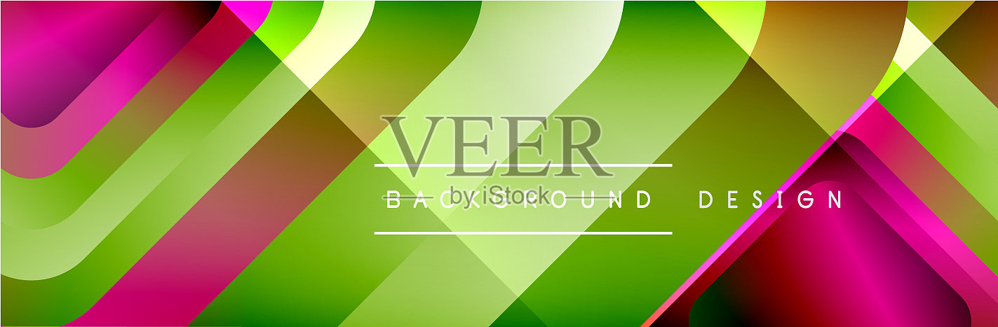 圆形正方形组成几何形状插画图片素材