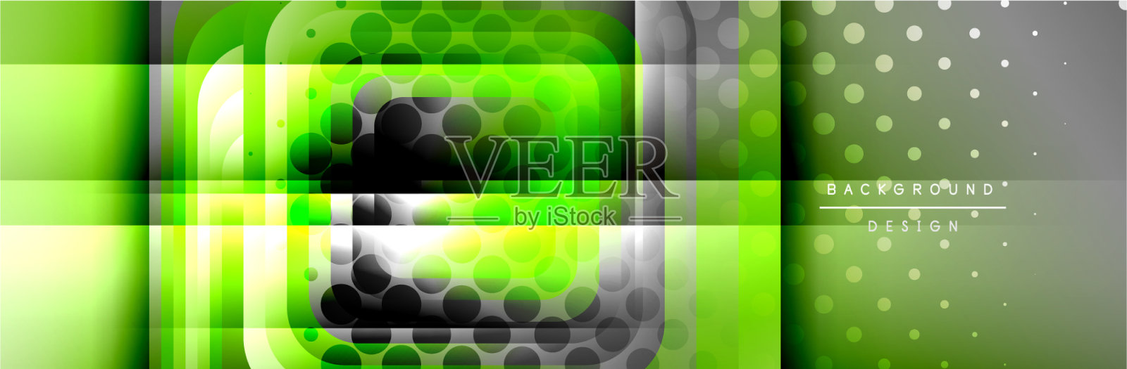 圆形正方形组成几何形状插画图片素材