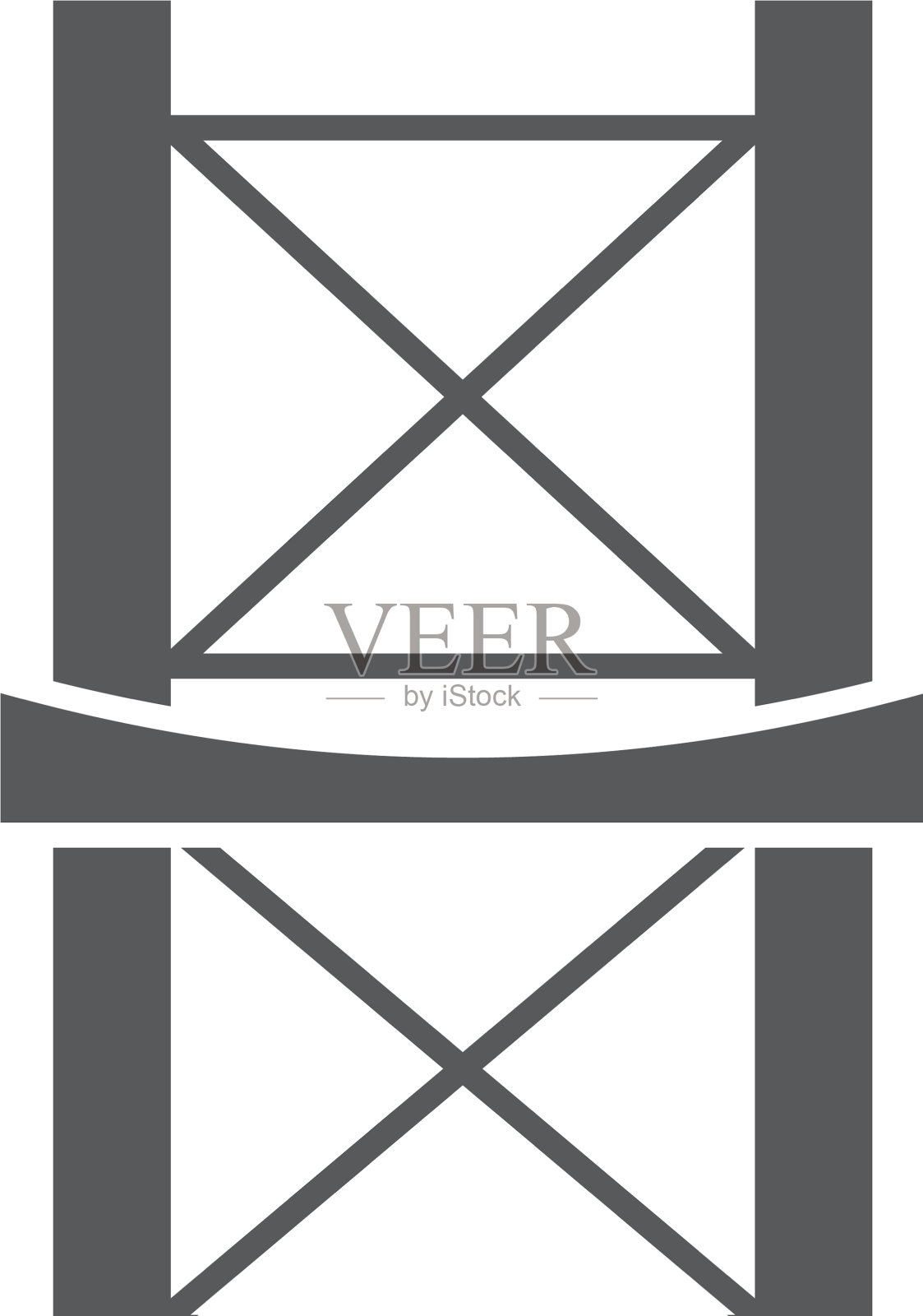 露营椅图标孤立的白色背景图标素材