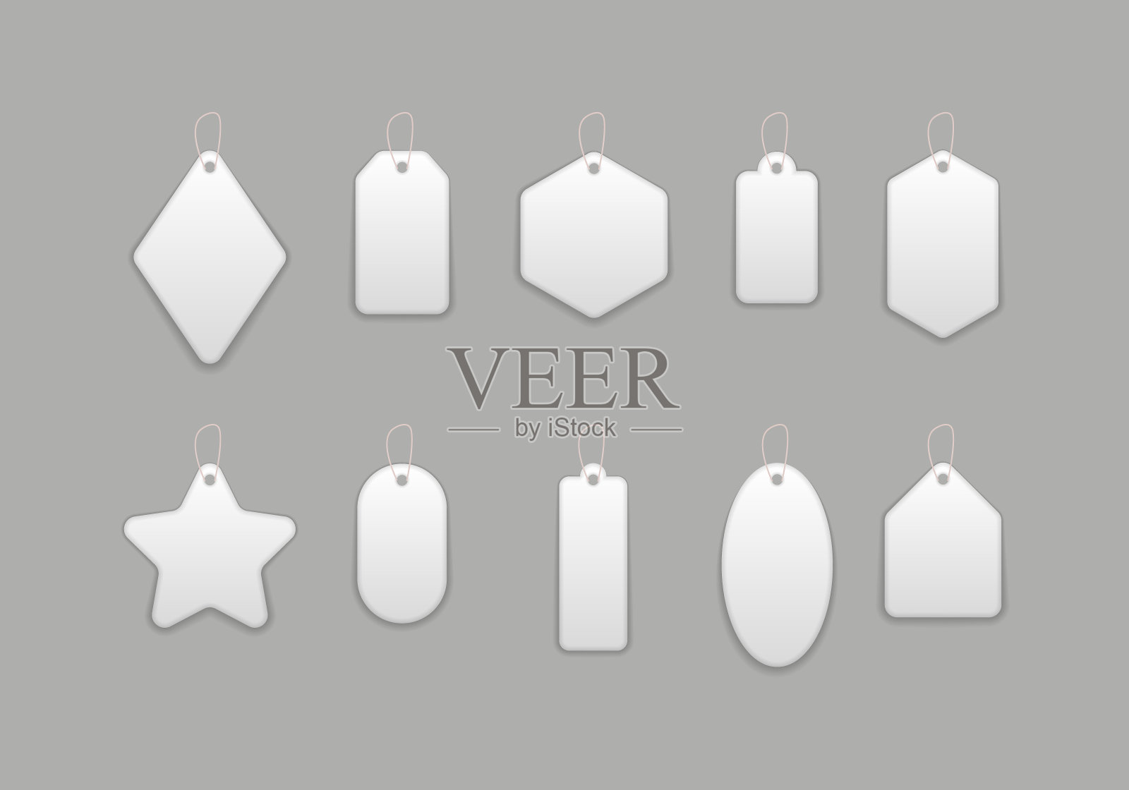 销售标签标签。插画图片素材