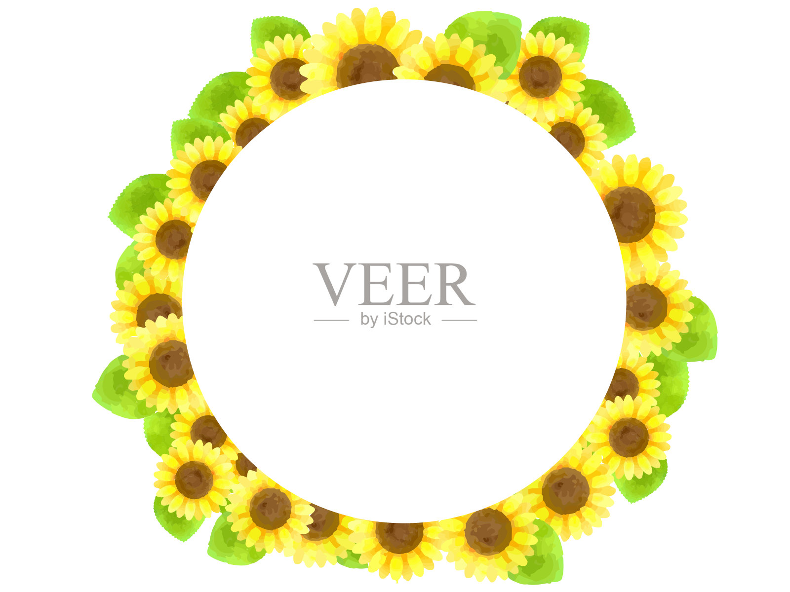 向日葵的背景设计元素图片