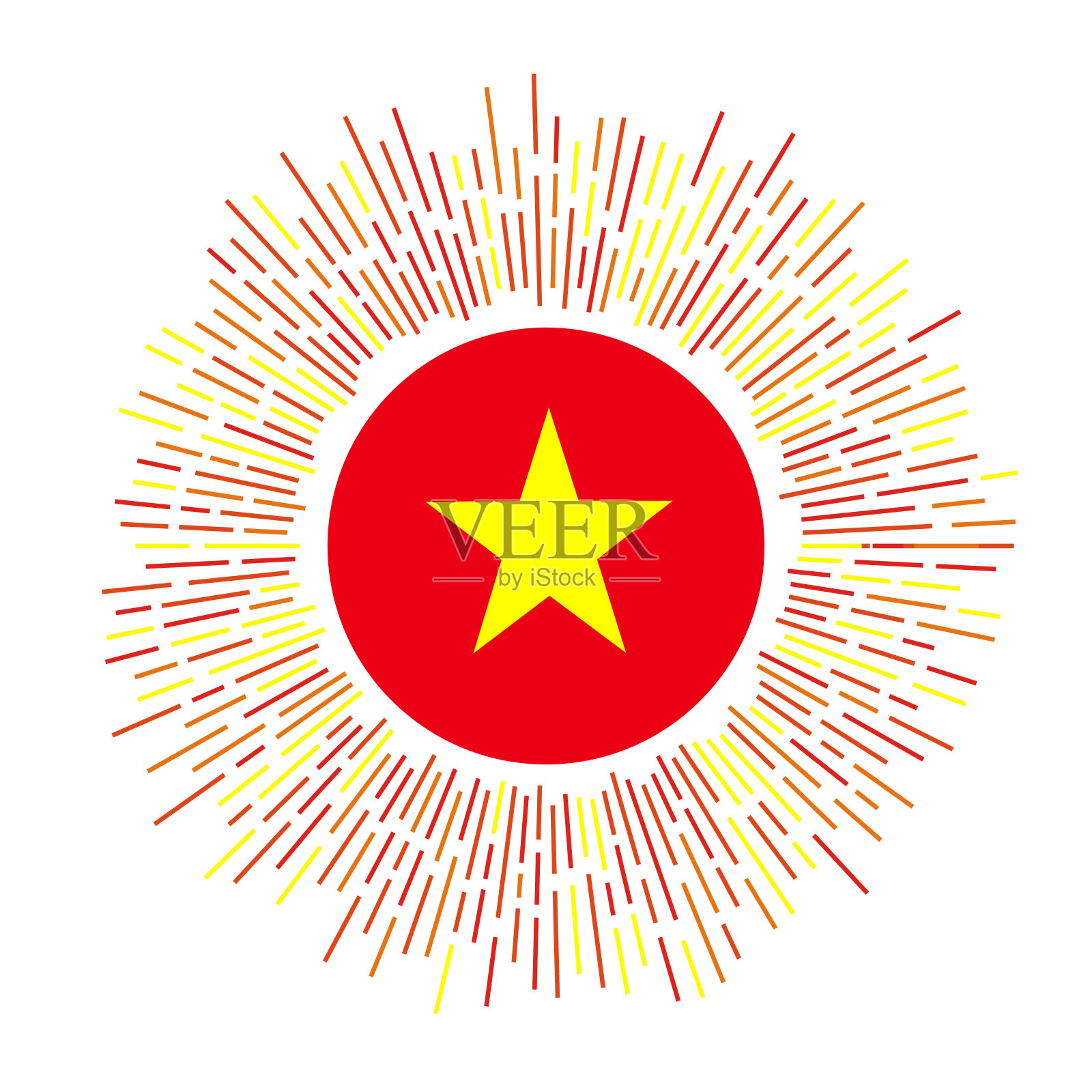 越南的迹象。插画图片素材