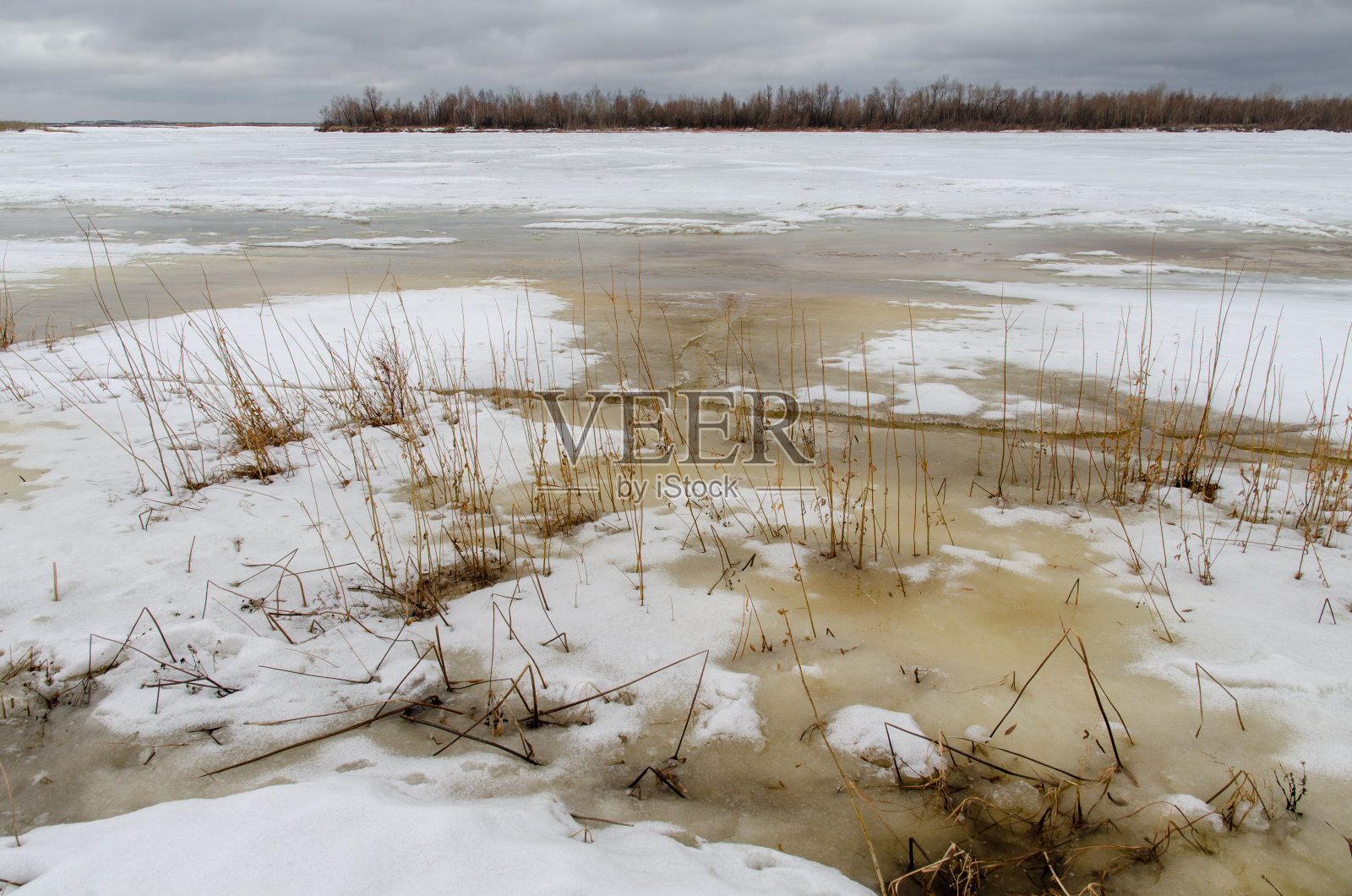 鄂木斯克地区额尔齐斯河上的清晨照片摄影图片