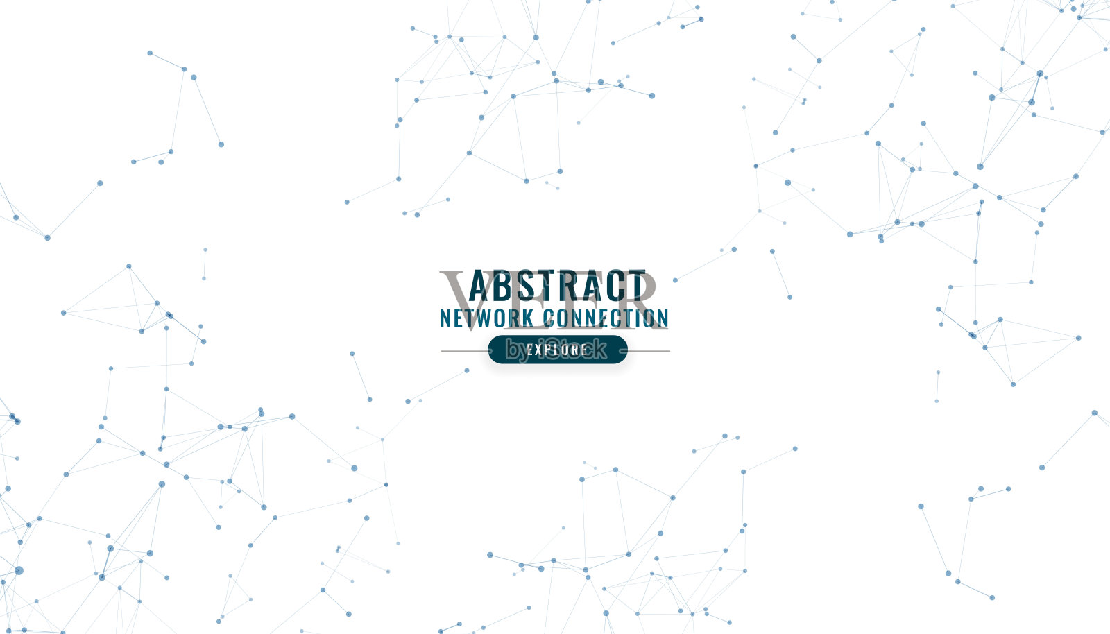 低聚数字网络线连接网格背景插画图片素材