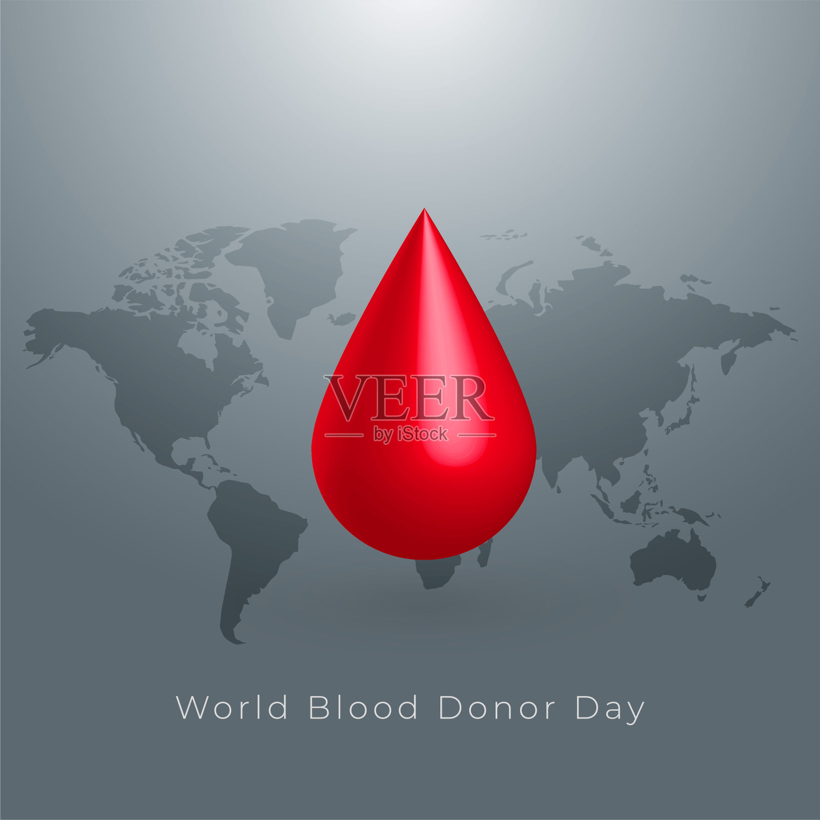 世界献血者日概念背景设计插画图片素材