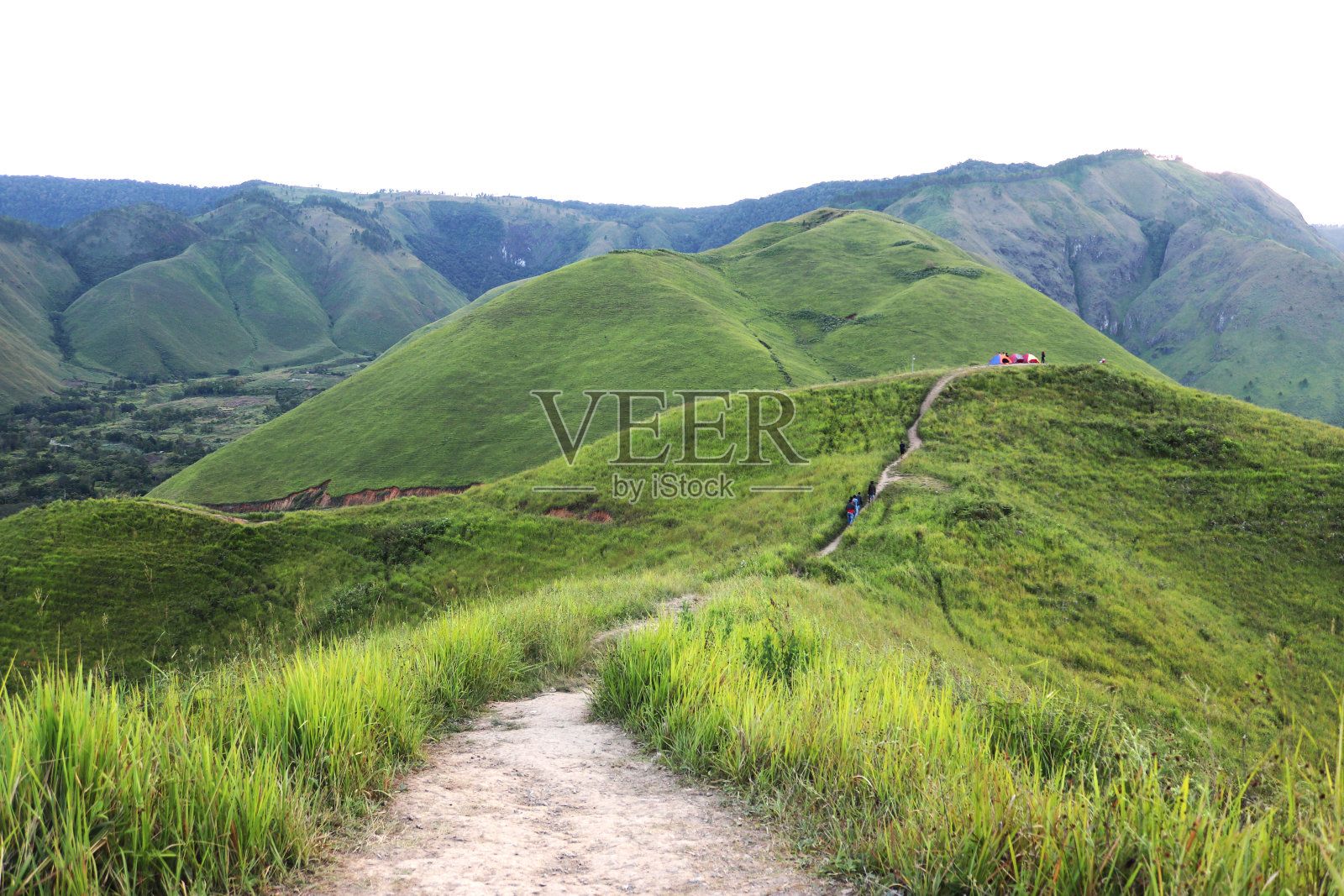 霍尔邦山的景观照片摄影图片