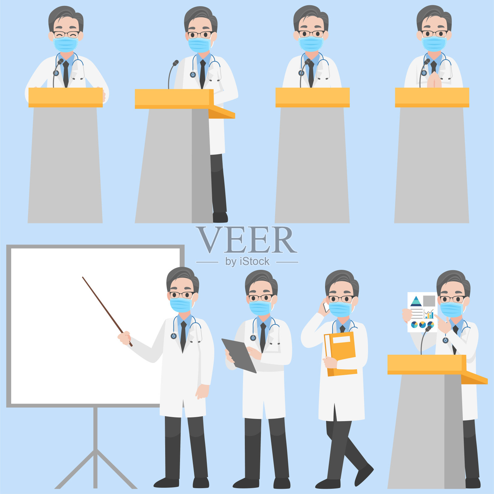 科维德131插画图片素材