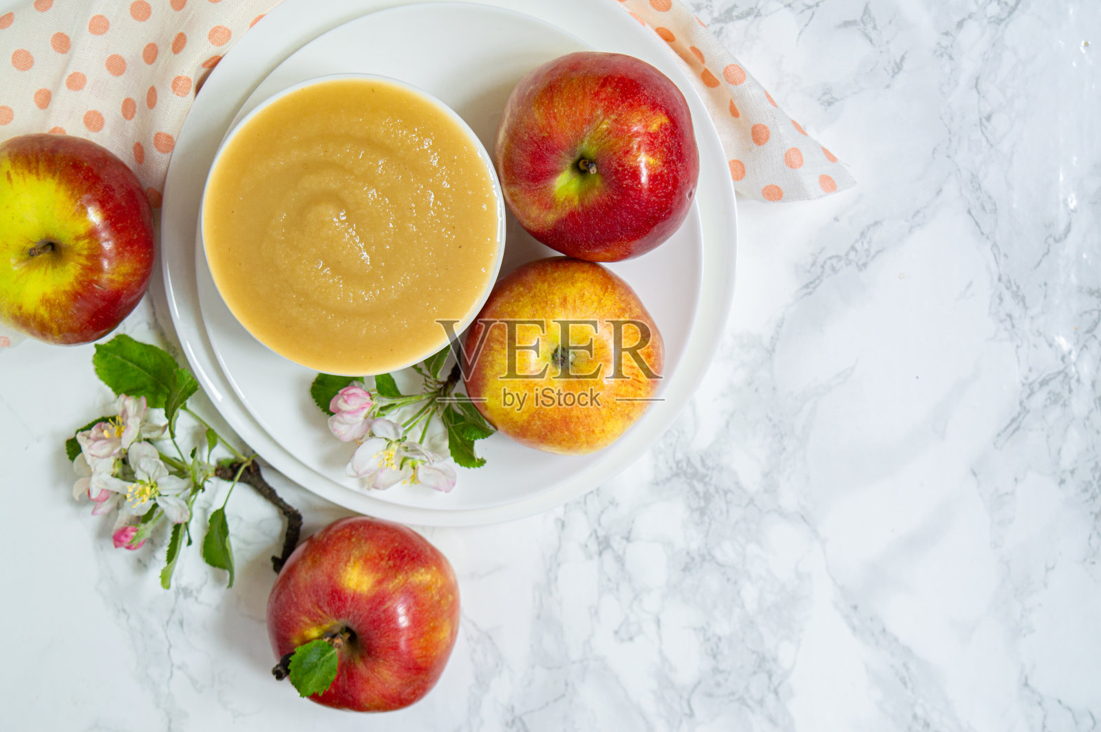 苹果酱照片摄影图片