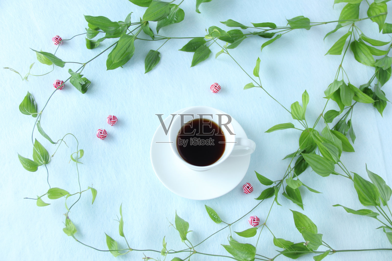 日本百部和咖啡照片摄影图片