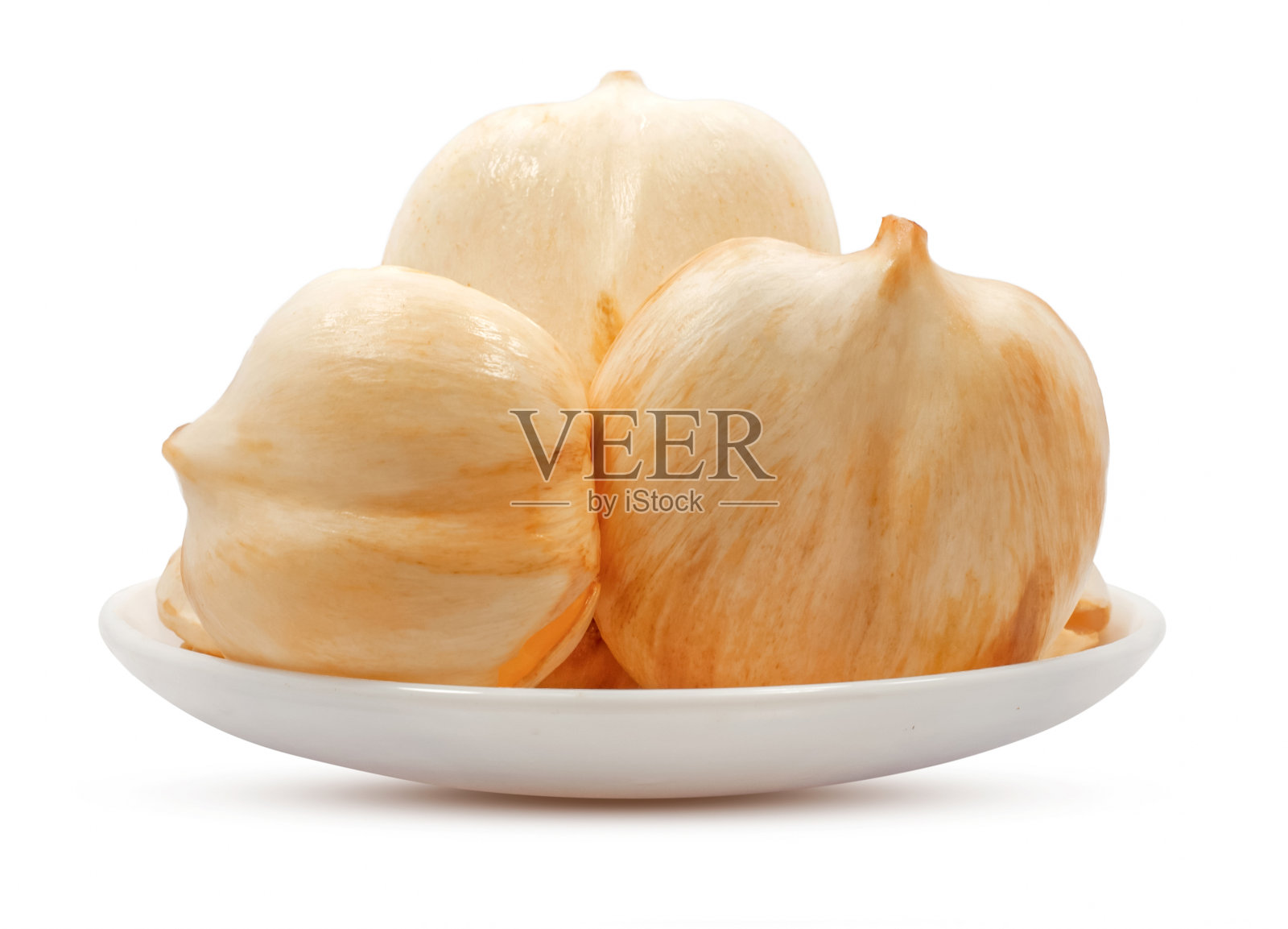 Palmyra棕榈，棕榈或糖棕榈果实孤立在白色上照片摄影图片