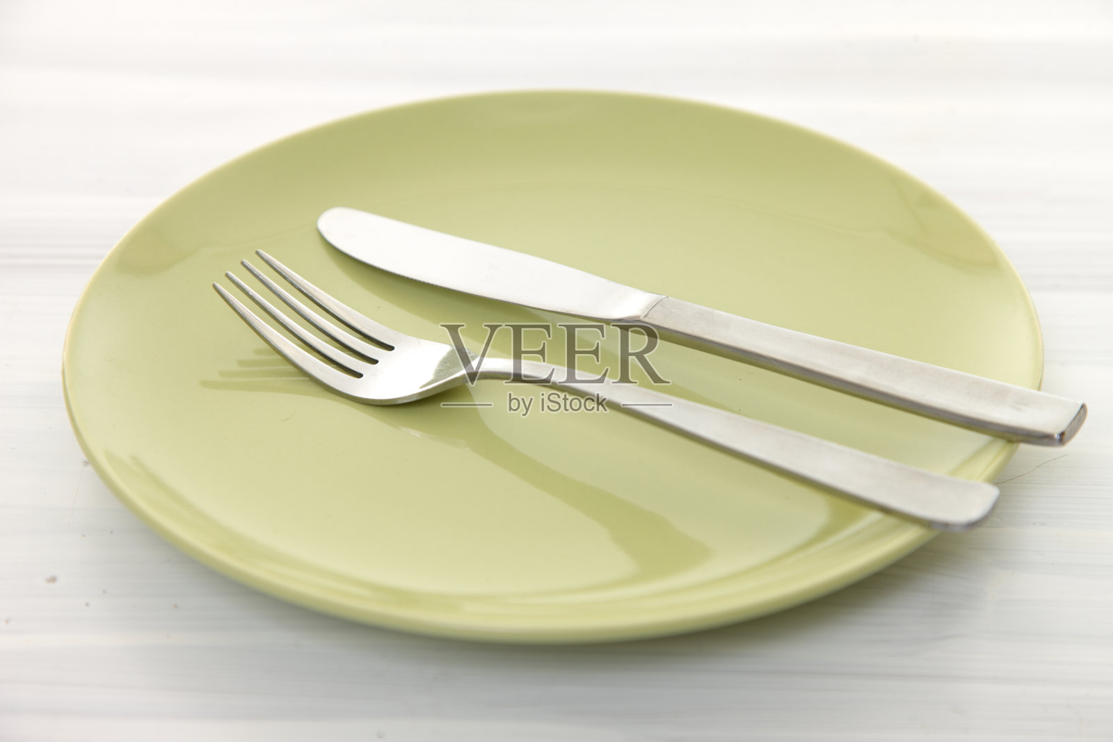 刀叉的意思是完成了照片摄影图片