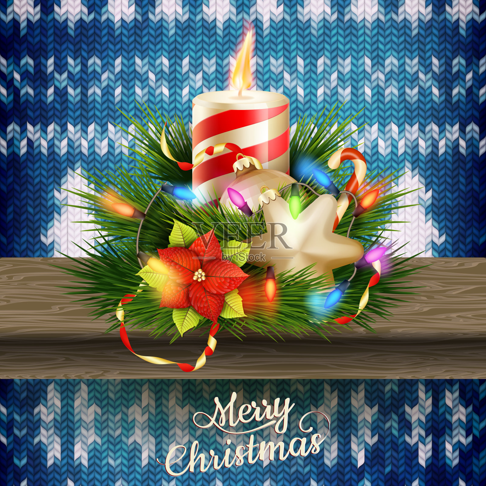 圣诞装饰。每股收益10插画图片素材