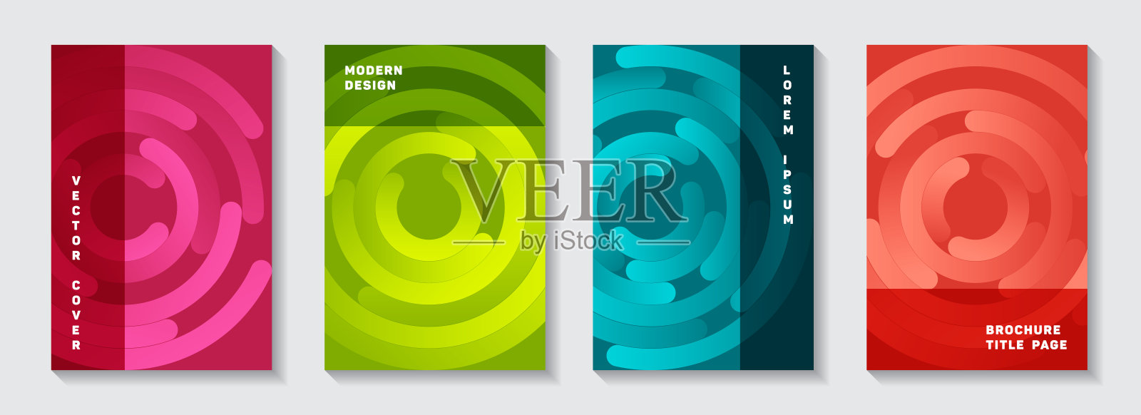 营销刊物首页设置。简单的飞行圈螺旋运动矢量背景。目的设计模板素材