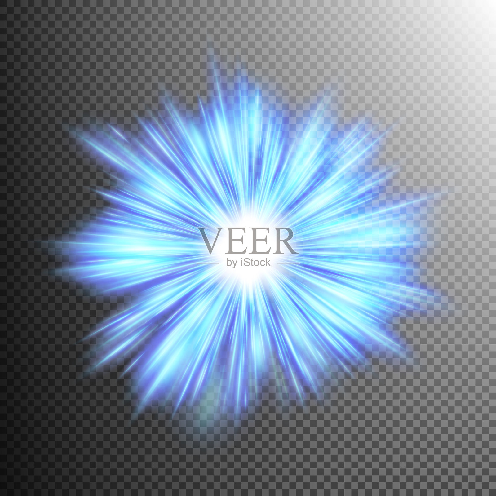 星星闪耀着光芒。每股收益10插画图片素材