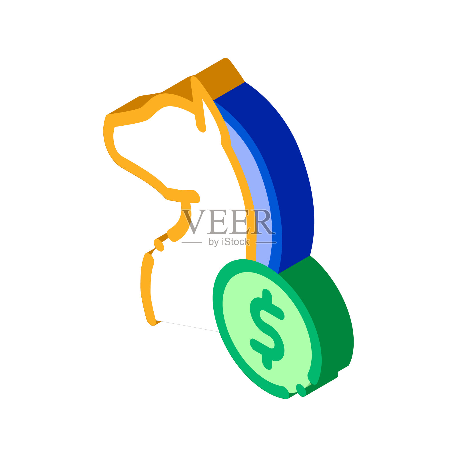 赛马、博彩和博彩等几何图标矢量插图插画图片素材